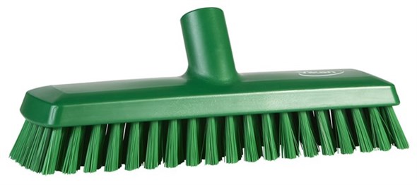 Vikan Medium Bristle Green Deck Brush Green, 32 mm bristle length