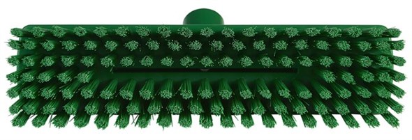 70432 Vikan Medium Bristle Green Deck Brush Green, 32 mm bristle length