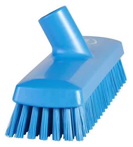 70433 Vikan Medium Bristle Blue Deck Brush Blue, 32 mm bristle length