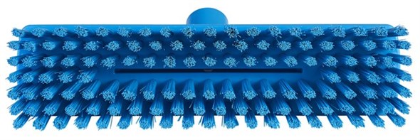 70433 Vikan Medium Bristle Blue Deck Brush Blue, 32 mm bristle length