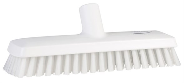 Vikan Medium Bristle White Deck Brush White, 32 mm bristle length