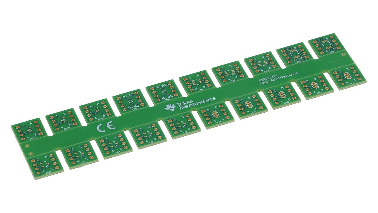 Texas Instruments Hall Effect Sensor Development Kit Hall Effect Sensor Evaluation Module for HALL-ADAPTER-EVM Linear