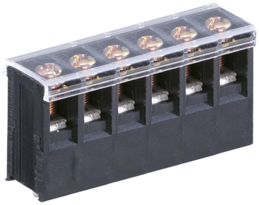 Yoshida Electric Industry PBX Series PCB Terminal Block, 6-Contact, 7.62mm Pitch, Through Hole Mount, 1-Row, Solder
