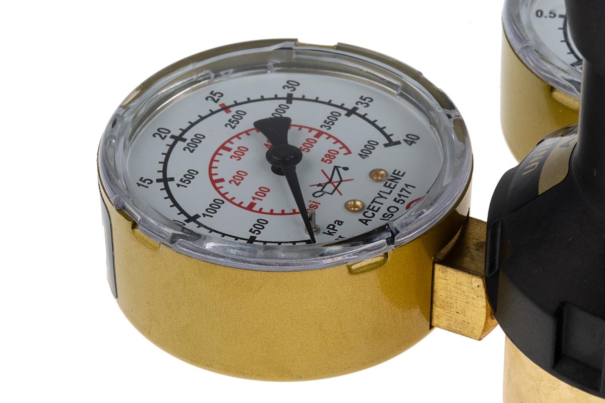 705-9305 GCE Pressure Regulator Acetylene G 5/8