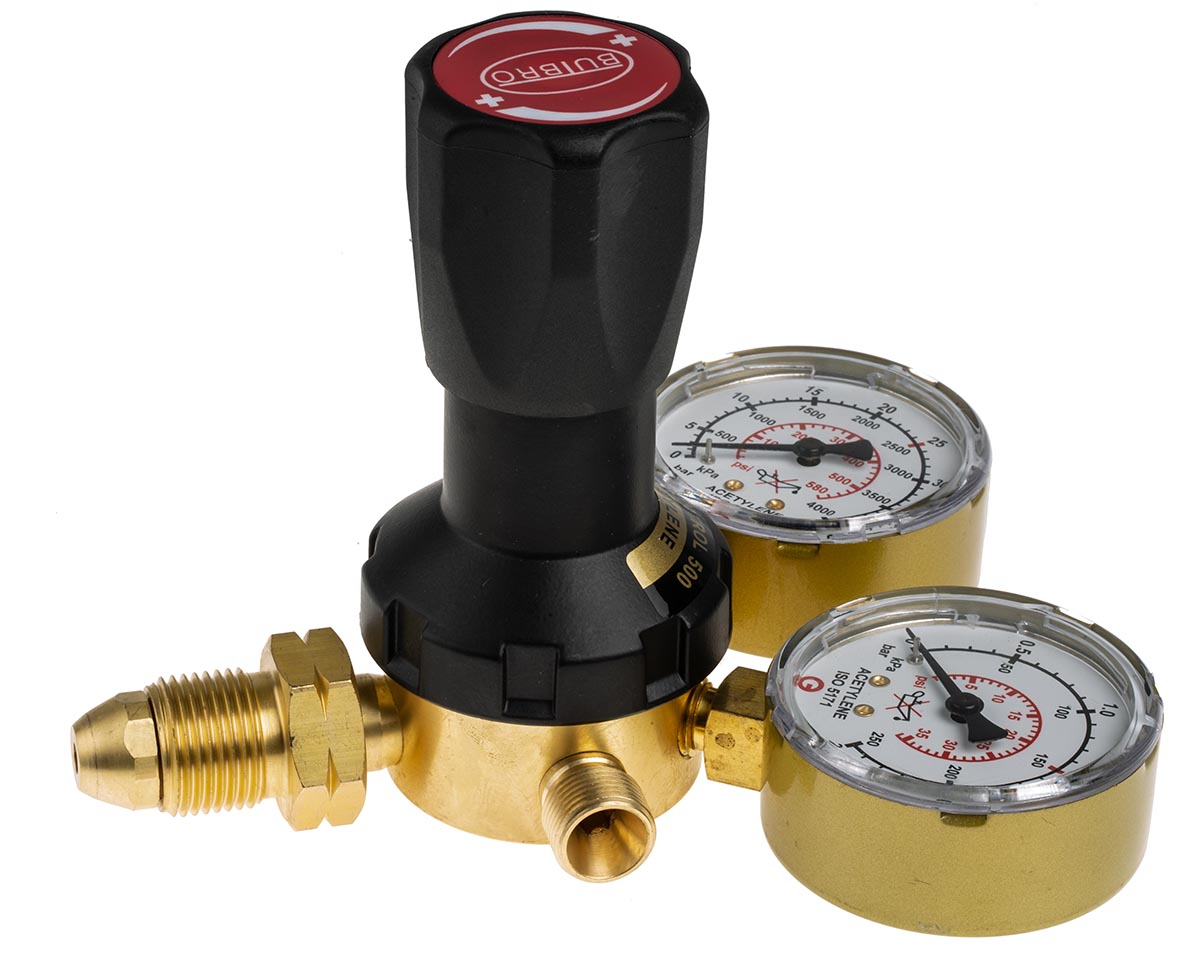 705-9305 GCE Pressure Regulator Acetylene G 5/8