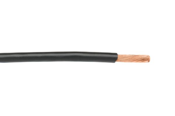 Alpha Wire 7056/19 BL001 Series Black 1 mm² Hook Up Wire, 20 AWG, 19, Polyvinyl Chloride, 7056/19 BL001