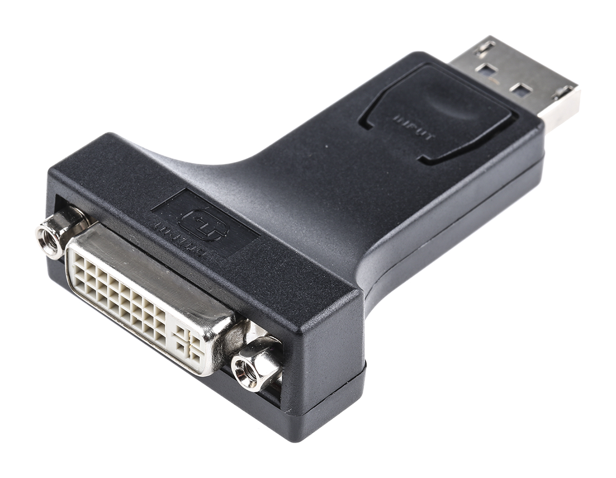 706-7069 NewLink Black 20 Port Adapter Display Port Male DVI