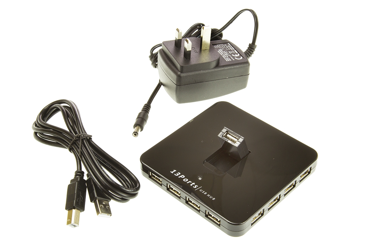 706-7110 NewLink 13 Port USB 2.0 USB Hub, 140 mm 85 mm 130mm