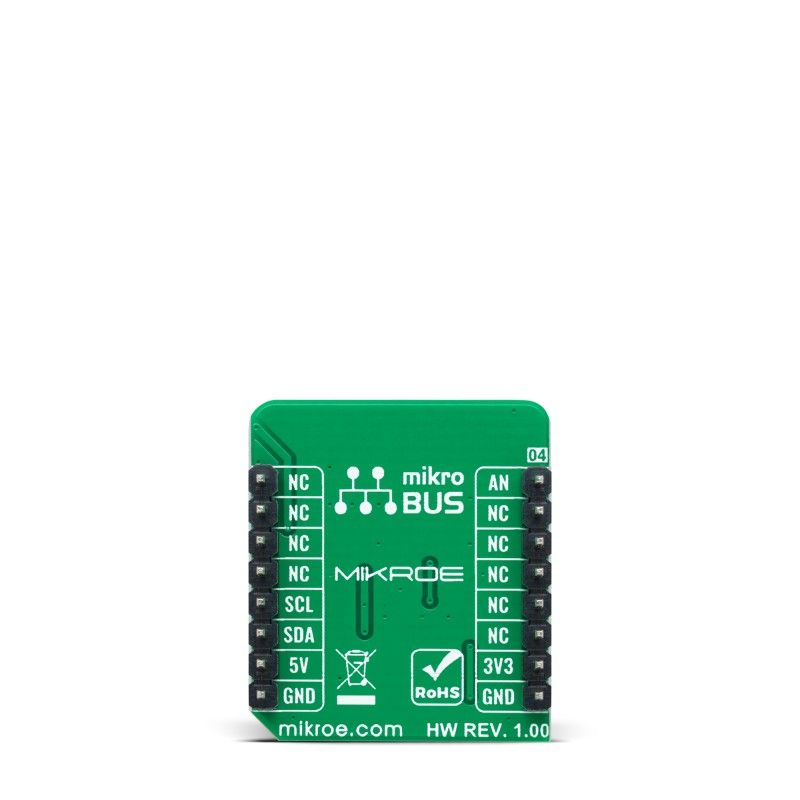mikroe-4878 MikroElektronika Humidity Click Humidity Sensor Add On Board for HIH-5030 mikroBUS Socket