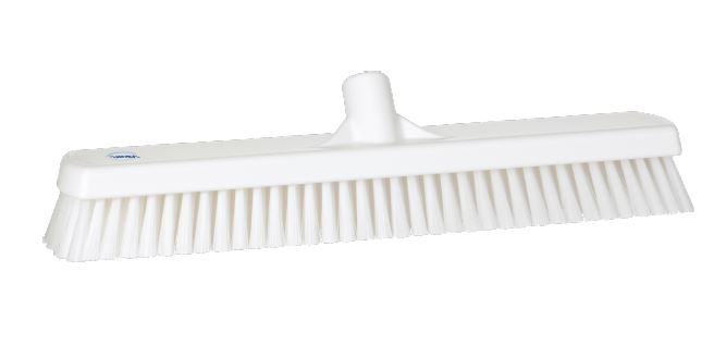 Vikan Broom, White With Polypropylene Bristles for Floors, Wall