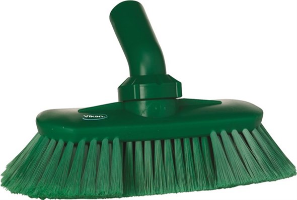 Vikan Soft Bristle Green Scrubbing Brush Green, 44 mm bristle length