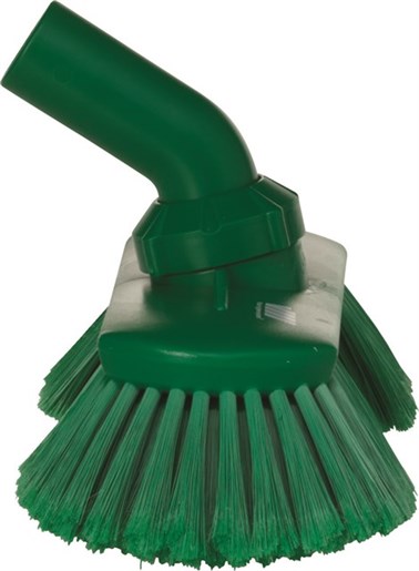 70672 Vikan Soft Bristle Green Scrubbing Brush Green, 44 mm bristle length
