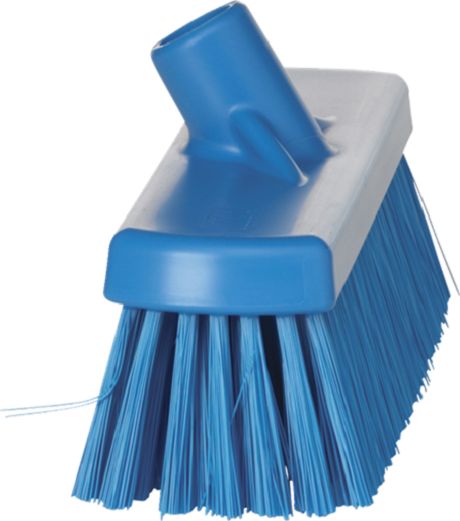 70683 Vikan Broom, Blue With Polyester Bristles for Food and Industrial Applications