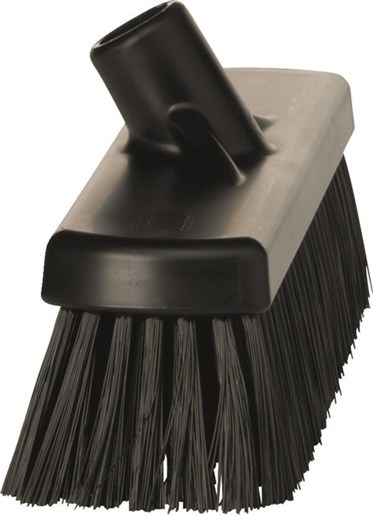 70689 Vikan Broom, Black for Dry Areas, Wet Areas