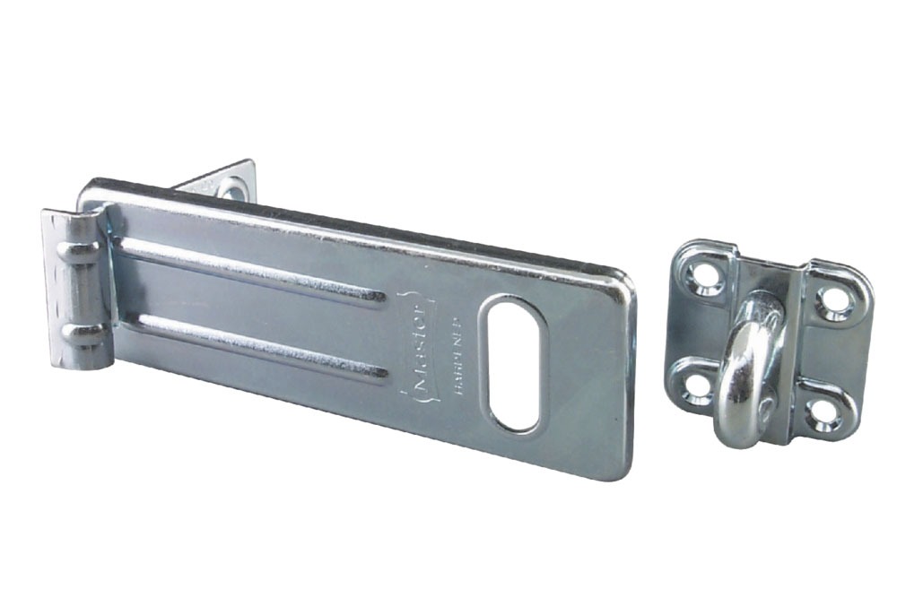 Master Lock Steel Hasp & Staple, 14 mm 150 mm