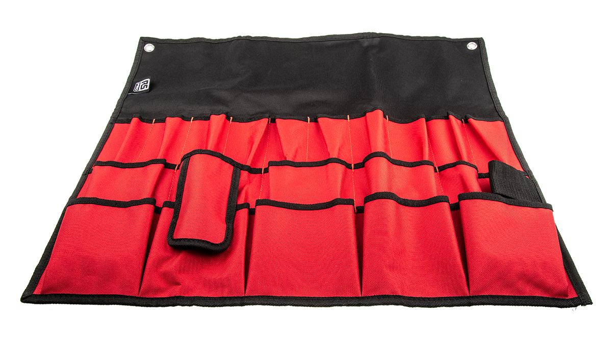 707-7287 RS PRO Red, Black 600D Polyester Tool Roll, 580 mm x 510mm