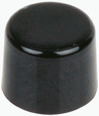 C & K Black Push Button Cap for Use with E020 Series (Sealed Snap-Acting Momentary Push Button Switch)
