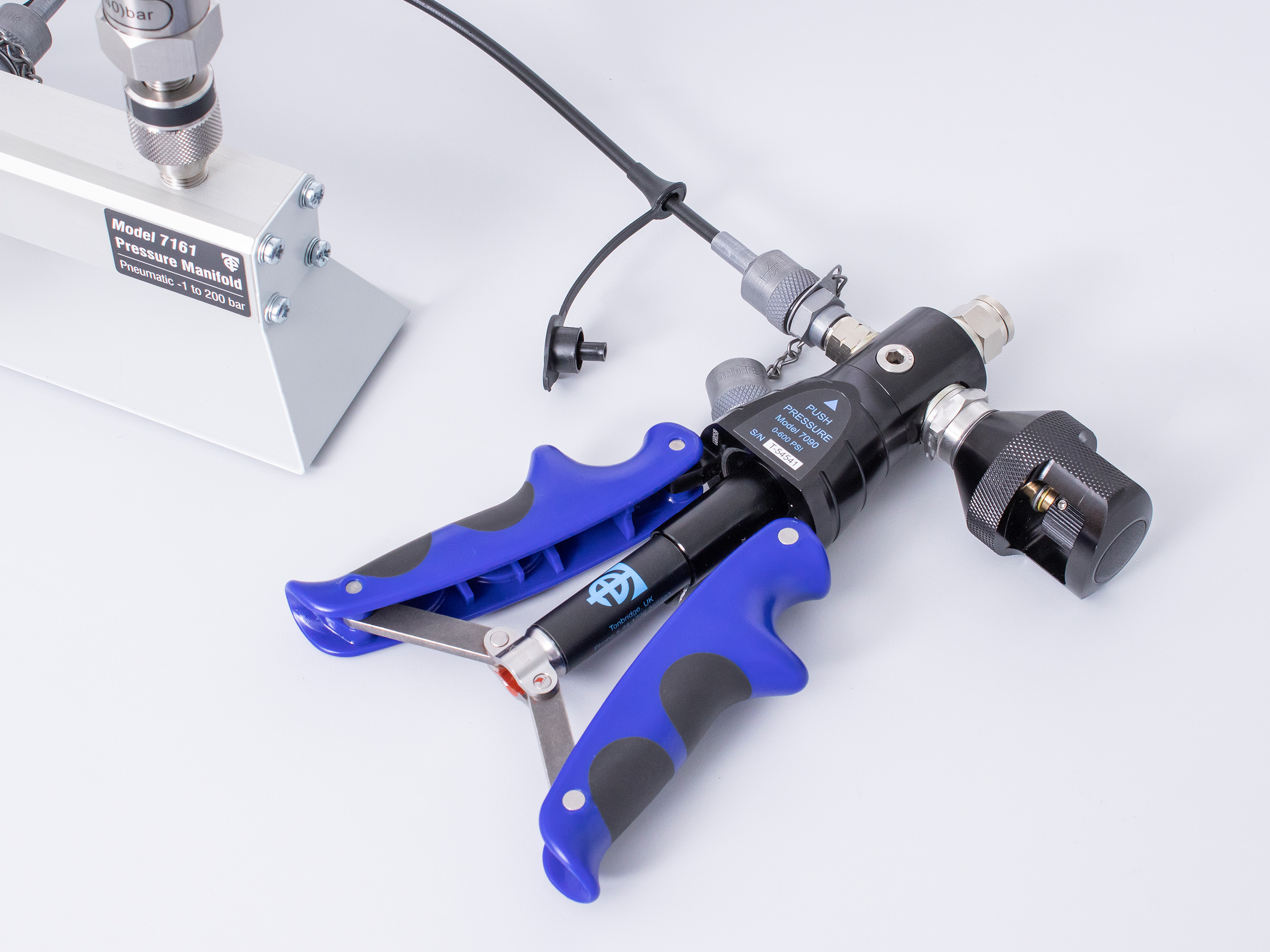 7090 Time Electronics Hand Pump Pressure Pump Kit 40 bar