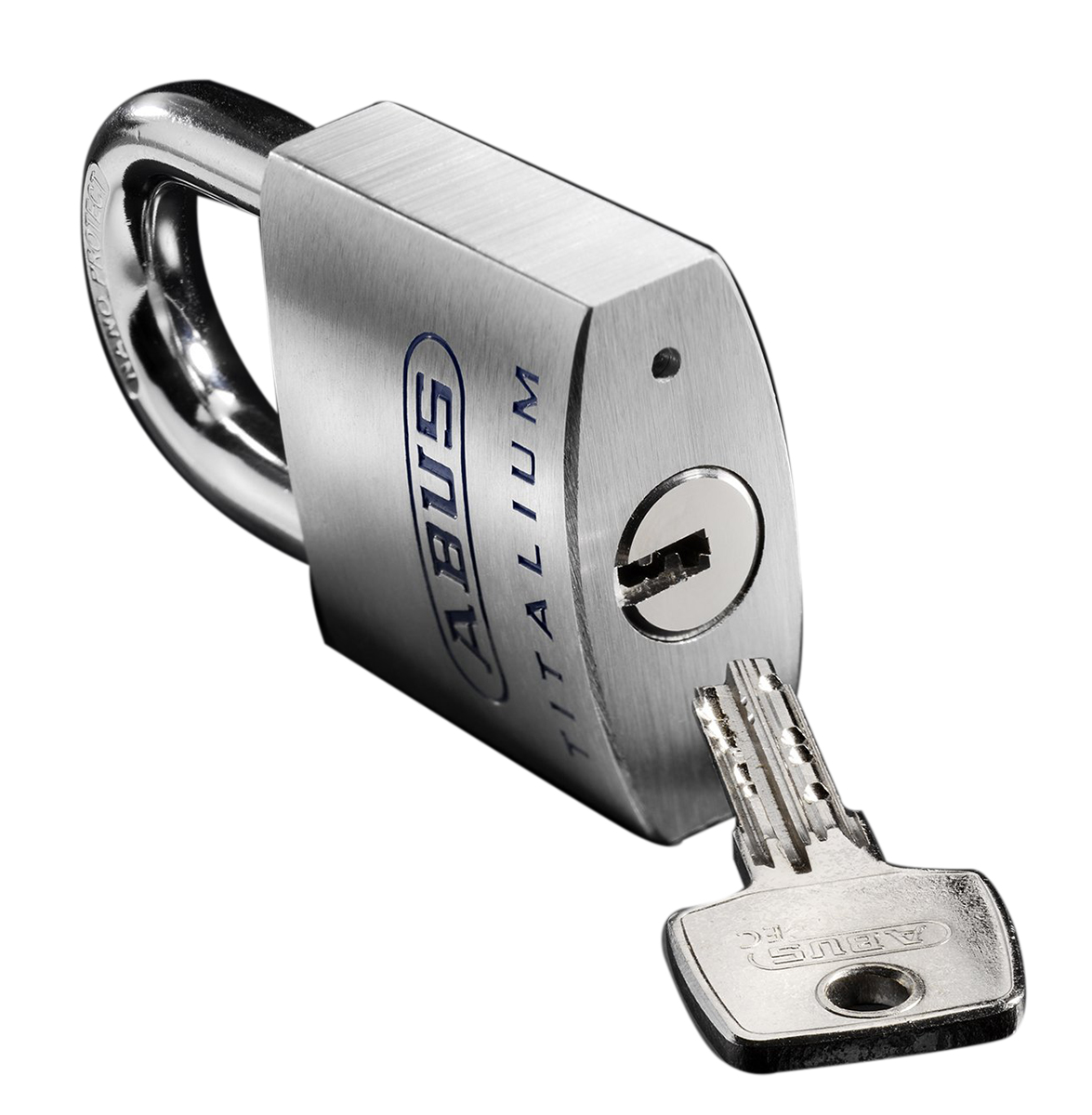 ABUS Keyed Titalium Safety Padlock Weatherproof, 9.5 mm Shackle, 50mm Body