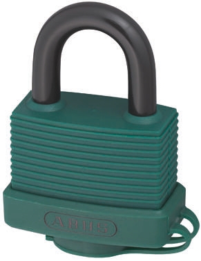 ABUS Keyed Steel, Aluminium Safety Padlock Weatherproof Keyed Alike, 8 mm Shackle, 45 mm Body