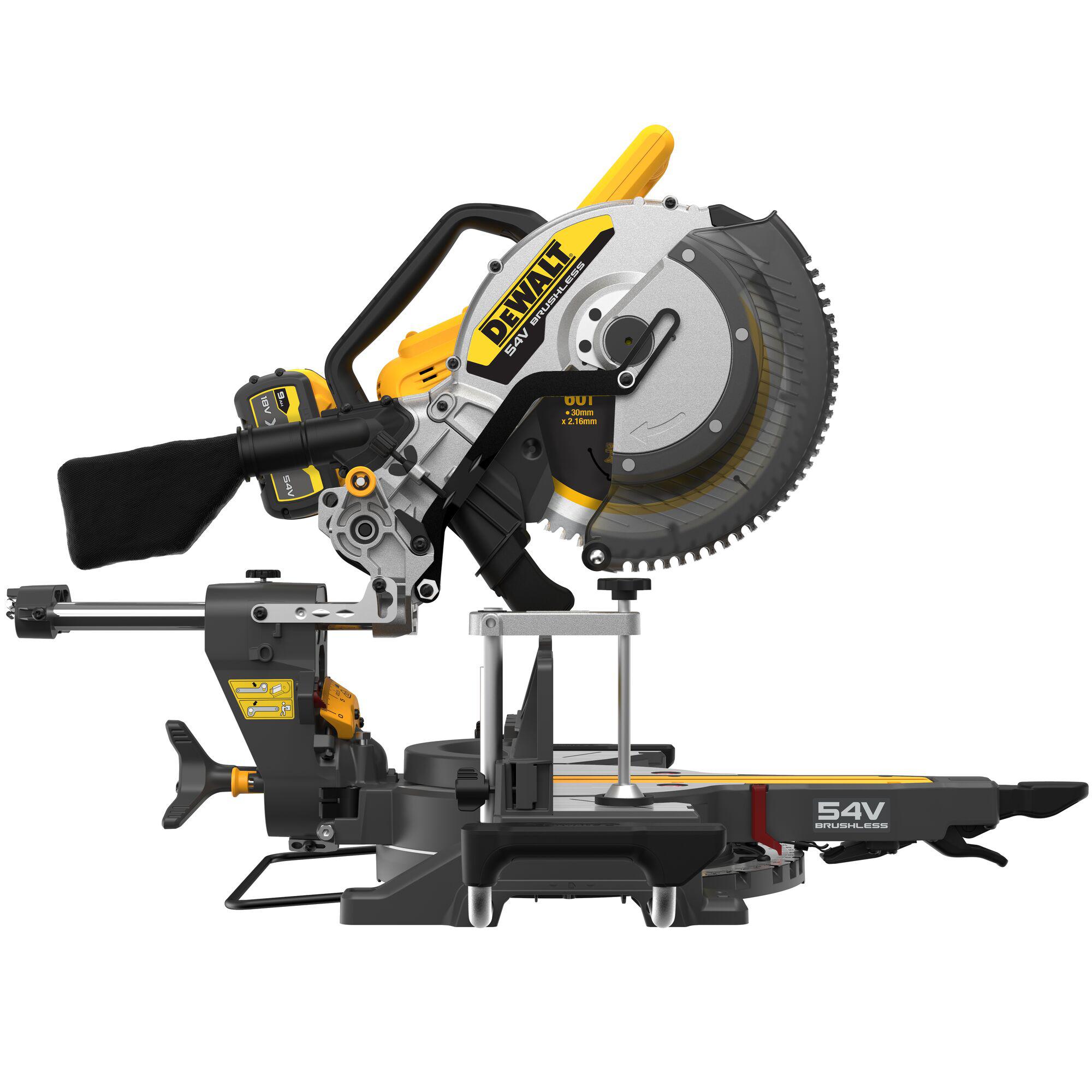 dcs781x2-gb DeWALT FLEXVOLT DCS781 305mm Cordless Mitre Saw, Type G - British 3-Pin