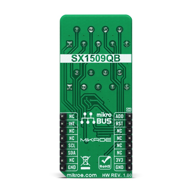 mikroe-4853 MikroElektronika Expand 9 Click Add On Board for SX1509QB MikroBus
