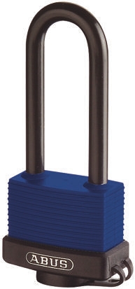 ABUS Key Brass, Stainless Steel Weatherproof Padlock Weatherproof, 9 mm Shackle, 59 mm Body