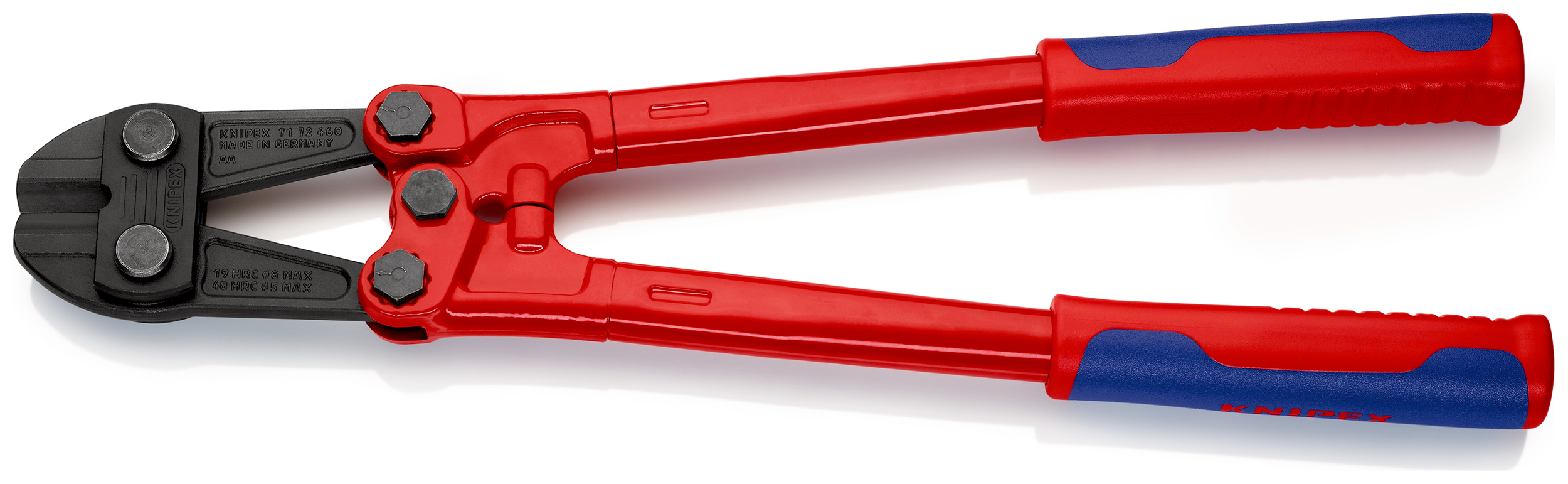 71-72-460 Knipex 71 72 460 460 mm Multi Component Grip 8 mm Powder Coated Steel Tube Chrome Vanadium Steel Compact Bolt Cutter
