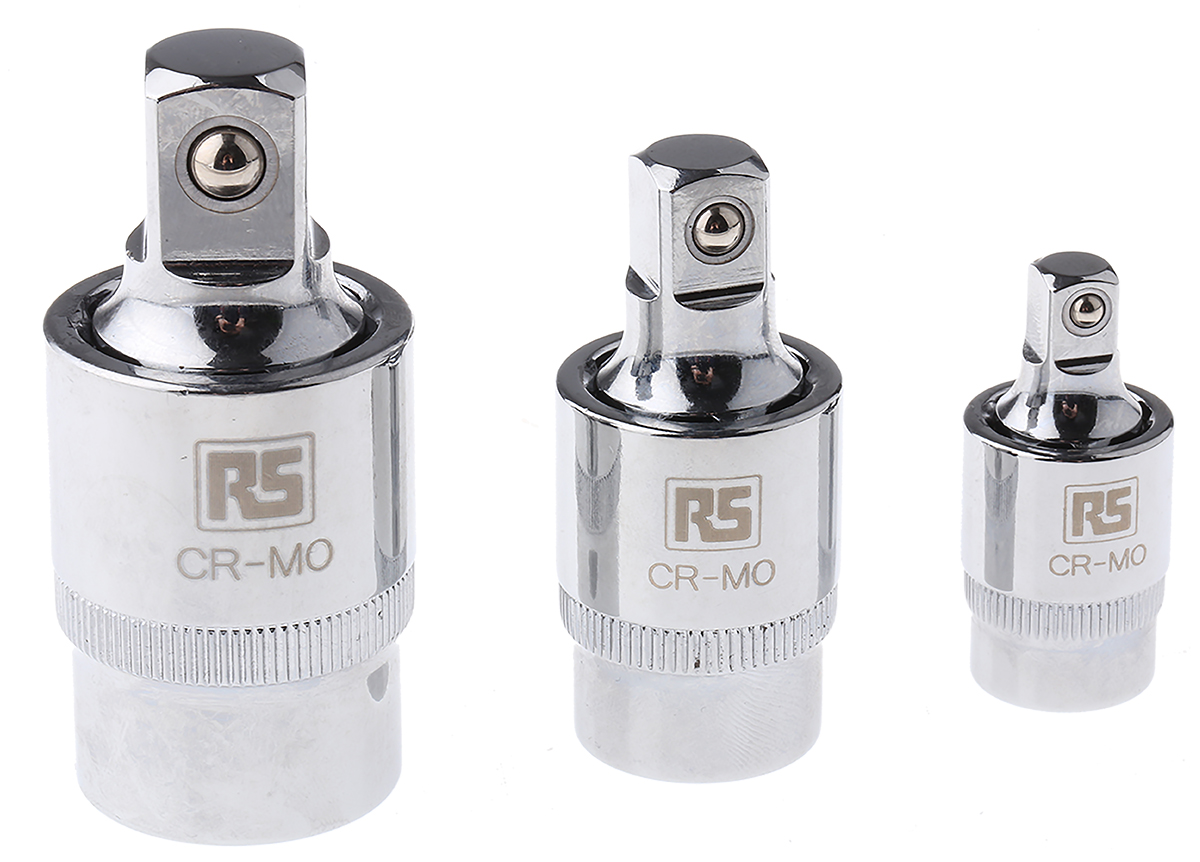 RS PRO 1/2 in, 1/4 in, 3/8 in Square Adapter
