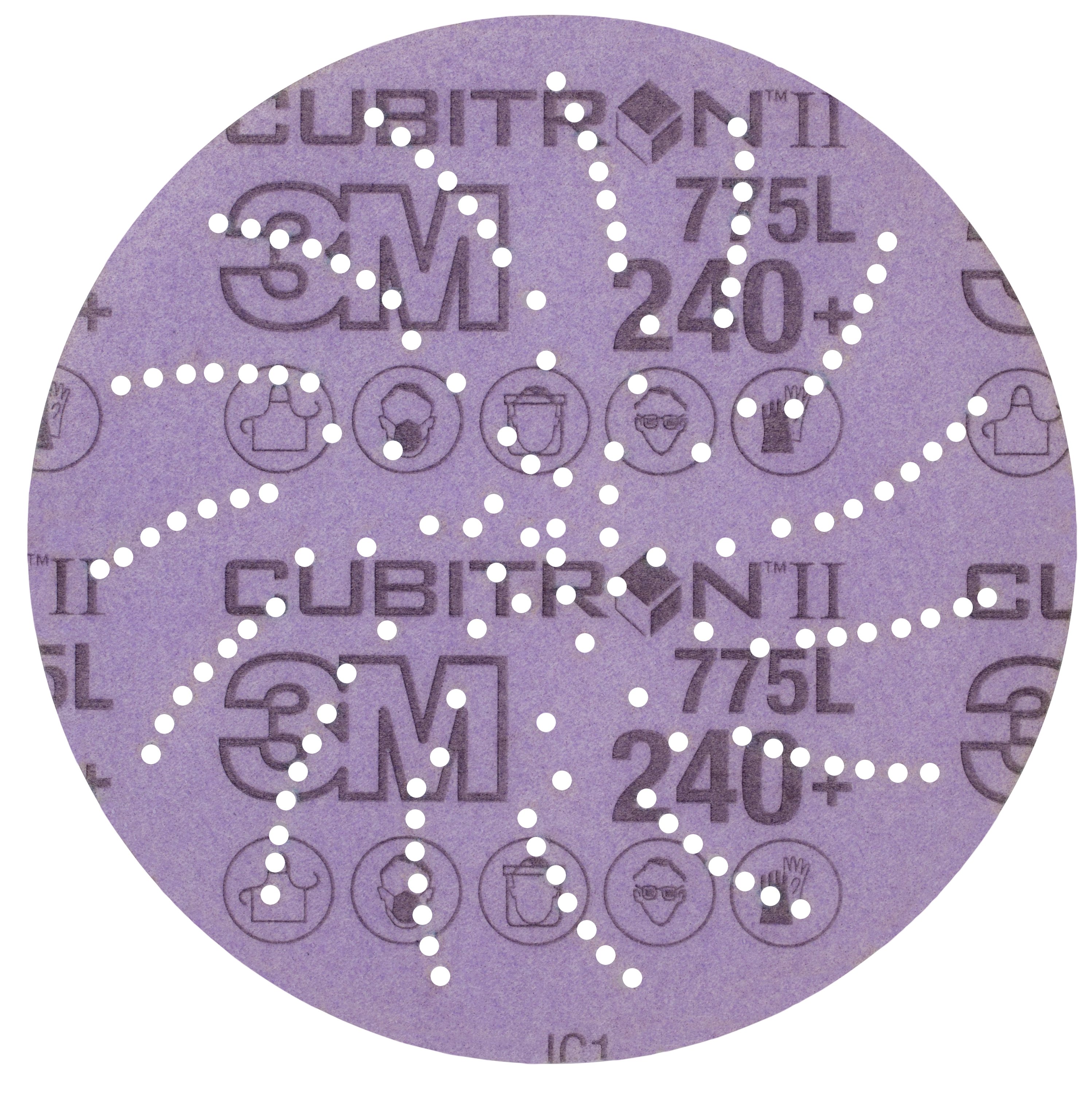3M 3M Xtract Cubitron II Film Disc 775L Ceramic Abrasive Disc Abrasive Disc, 127 mm, 240+ Grade, 50/250 Grit 250 Per