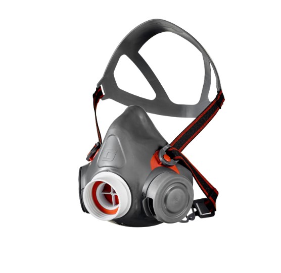 3M 7000077080 Series Half Mask Respirator Mask, Size M