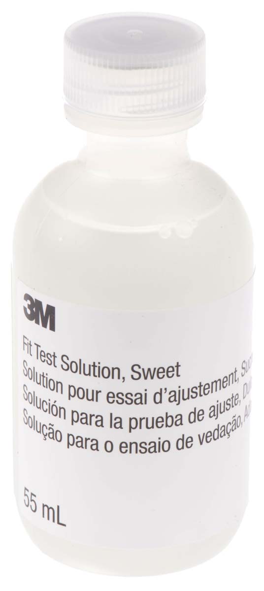 3M 7100335089 Testing Solution Sweet Containing Fit Test Solution 55ml Bottle (Sweet)