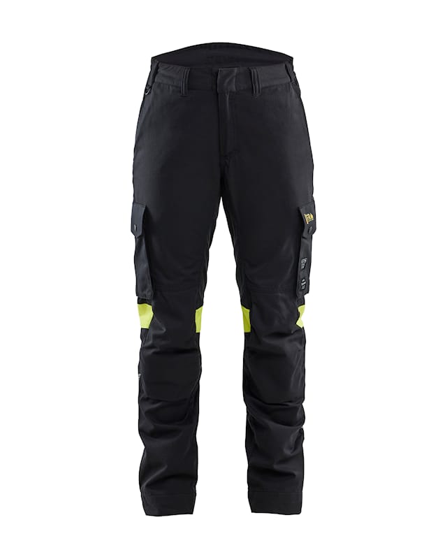 Blaklader 7107 Women's Hi Vis Trousers Black, Yellow