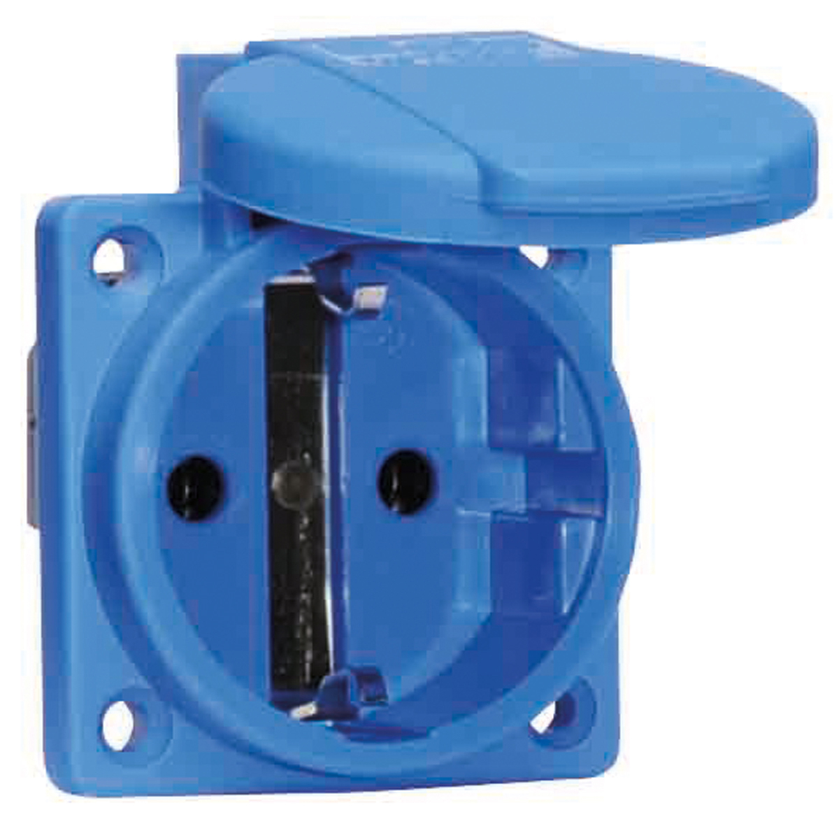 Bals IP54 Blue Industrial Power Connector, Panel Mount, 2P+PE, Rated At 16A, 250V