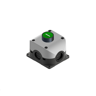 RS PRO Flush Push Button Switch - 1 NC, Polycarbonate, Green, On, IP65