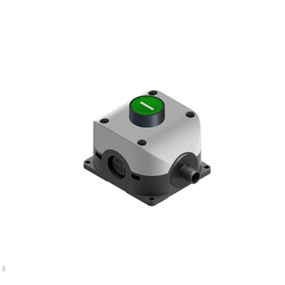 RS PRO Flush Push Button Switch - 1 NC, Polycarbonate, Green, On, IP65