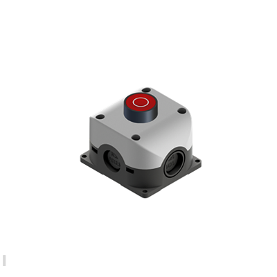 RS PRO Flush Push Button Switch - 1 NC, Polycarbonate, Red, STOP, IP65