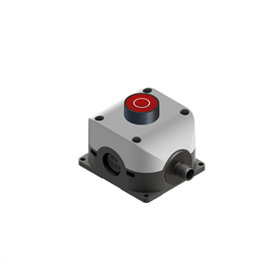 RS PRO Flush Push Button Switch - 1 NC, Polycarbonate, Red, STOP, IP65