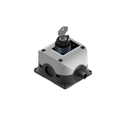 RS PRO Latching Selector Switch - 1 NO, Polycarbonate, Black, IP65