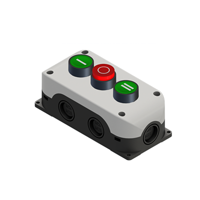 RS PRO Flush, Momentary Push Button Switch - 1 NO/1 NC, Polycarbonate, Green, Red, I/O/II, IP65