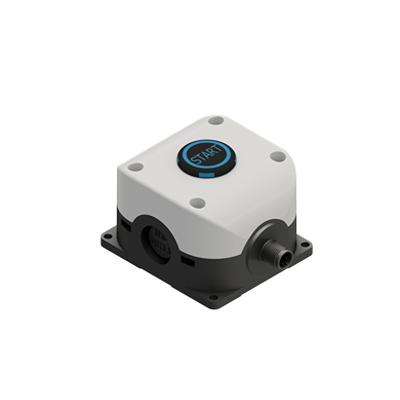 RS PRO Momentary Control Station Switch - 2 NO/1 NC, Polycarbonate, Black, START, IP67, IP69K