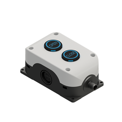 RS PRO Flush Control Station Switch - 1 NO/1 NO, Polycarbonate, Black, Close, IP67, IP69K
