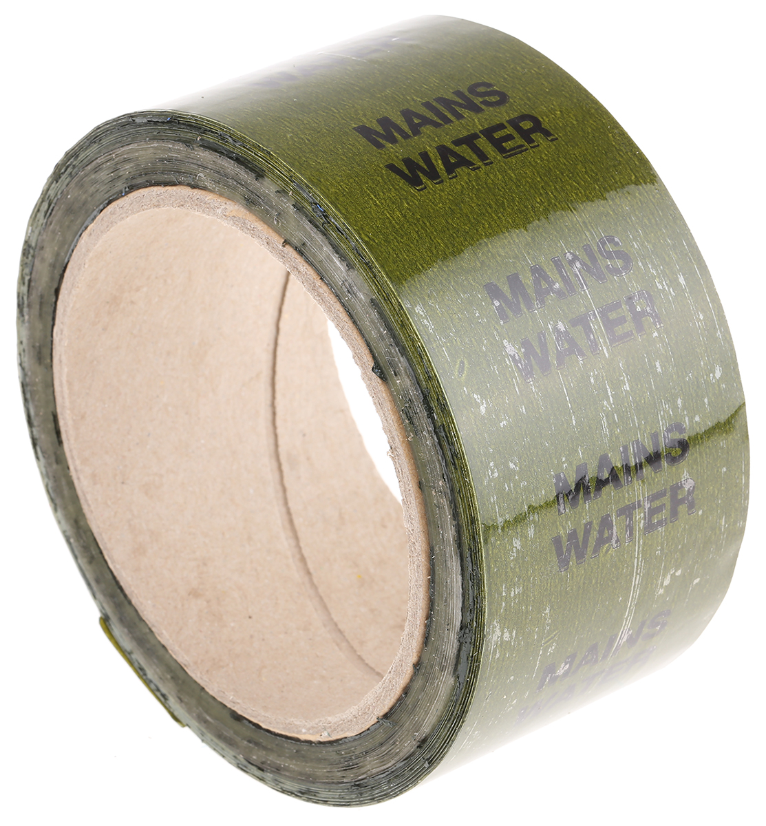 RS PRO Green Polypropylene, Vinyl Pipe Marking Tape, text Mains Water, Dim. W 50mm x L 33 m