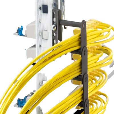 7111222 Rittal Steel Cable Management Panel Cable Support for Use with Cable Bundle