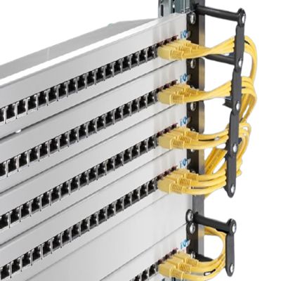 7111224 Rittal Steel Cable Organiser Cable Support for Use with Cable Bundle