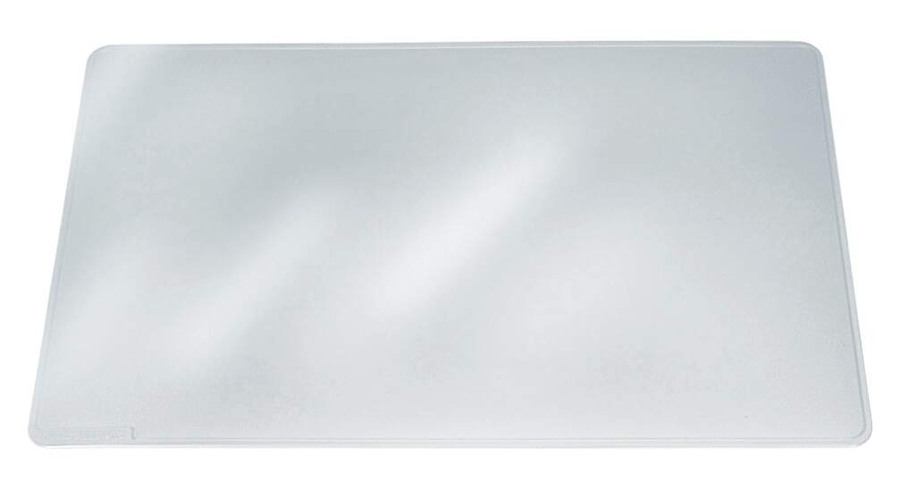 Durable Transparent Non-Slip Non-Glare Desk Mat, Contoured, 650 mm x 500mm