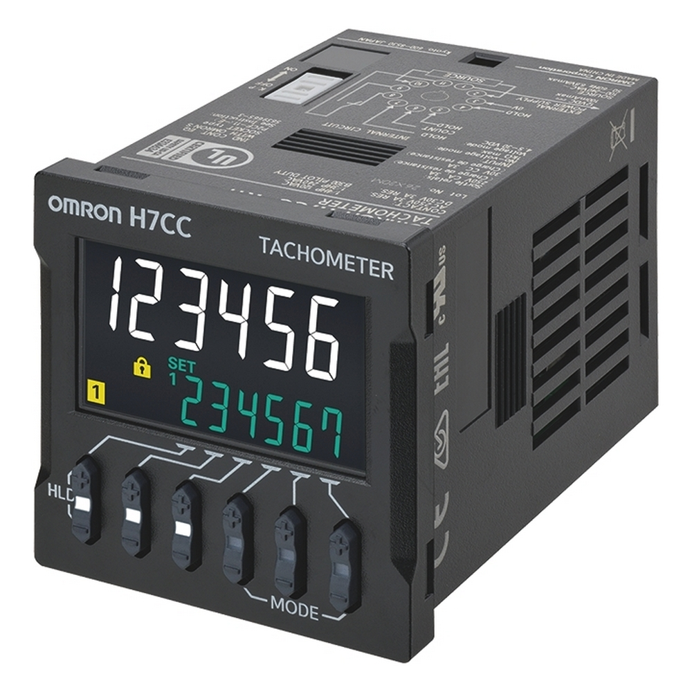 Omron Counter, 6 Digit LCD, 50 → 60Hz, 100 → 240 V ac