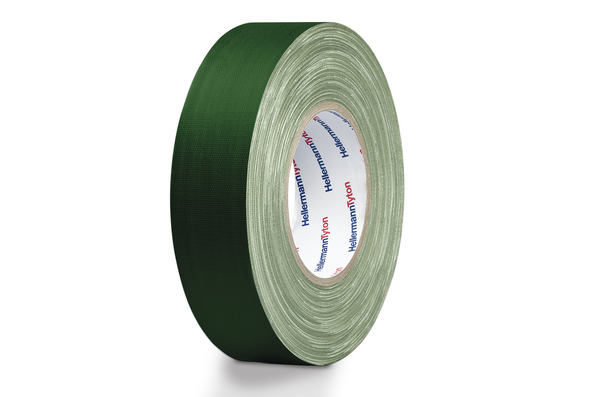 HellermannTyton HellermannTyton Green Cotton Cloth Tape, 19mm x 50 m