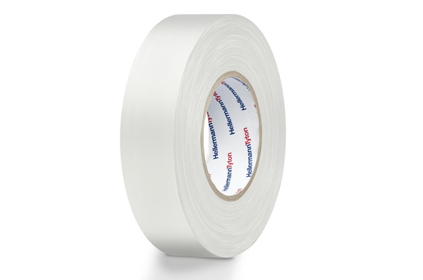 HellermannTyton HellermannTyton White Cotton Cloth Tape, 19mm x 50 m