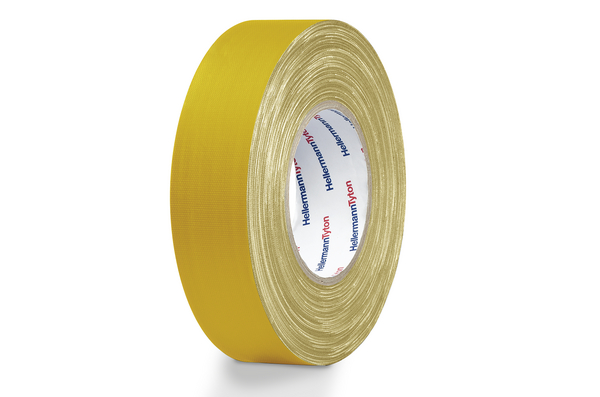 HellermannTyton HellermannTyton Yellow Cotton Cloth Tape, 50mm x 50 m